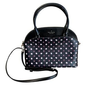 Kate Spade Black and Pink Dot Crossbody Bag